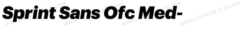 Sprint Sans Ofc Med字体转换